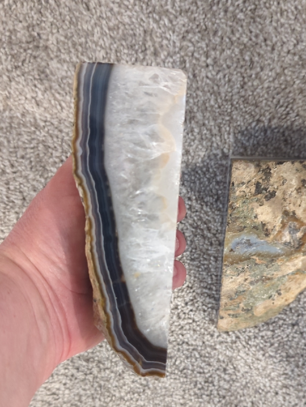 Natural Geode Book Ends - Picture 4 of 7